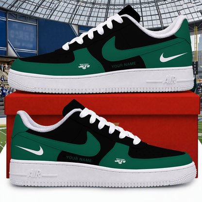 [SPECIAL OFFER] NEW CUSTOMIZED NFL25 NYJ NEW YORK JETS AF1 SHOES