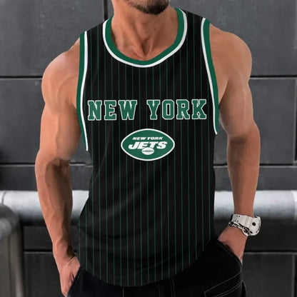 [SPECIAL OFFER] NEW CUSTOMIZED NFL25 NYJ NEW YORK JETS UNISEX TANK TOP