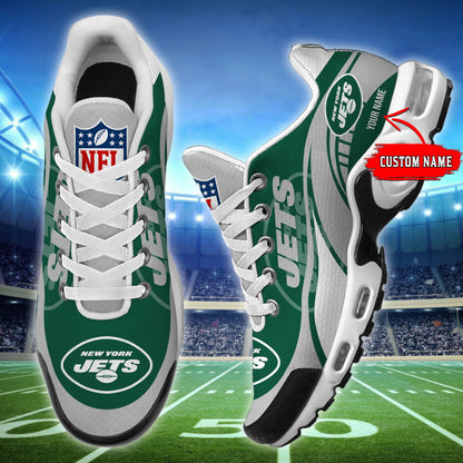 LIMITED EDITION - NEW CUSTOMIZED NFL25 NYJ NEW YORK JETS AIR MAX PLUS SNEAKERS