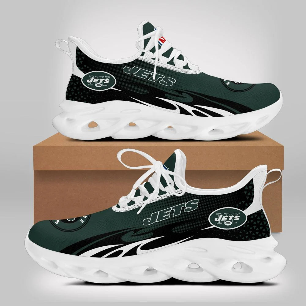 LIMITED EDITION - NEW CUSTOMIZED NFL25 NYJ NEW YORK JETS UNISEX MAX SOUL SHOES