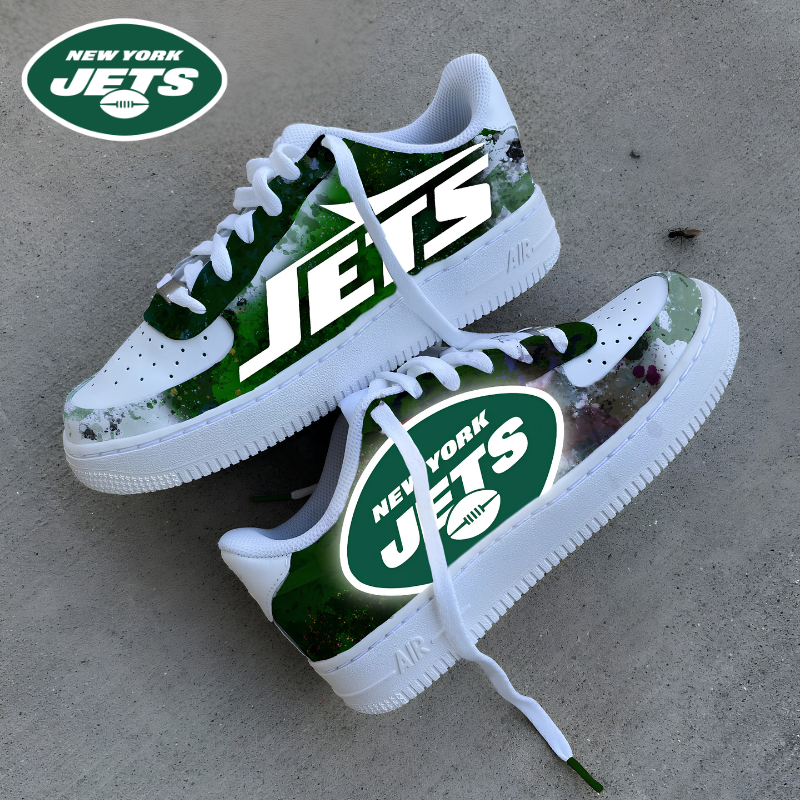 [SPECIAL OFFER] NEW CUSTOMIZED NFL25 NYJ NEW YORK JETS AF1 SNEAKERS