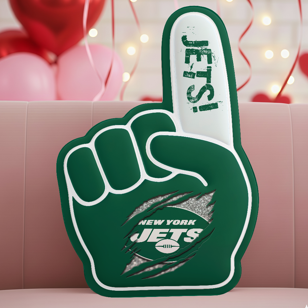 LIMITED EDITION - NEW CUSTOMIZED NFL25 NYJ NEW YORK JETS 3D BODY PILLOW