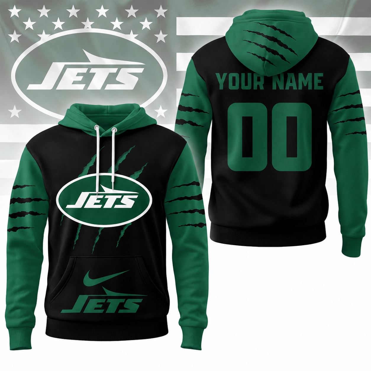 LIMITED EDITION - NEW CUSTOMIZED NFL25 NYJ NEW YORK JETS T-SHIRT, POLO SHIRT, ZIP POLO SHIRT, SWEATSHIRT, HOODIE & ZIP HOODIE