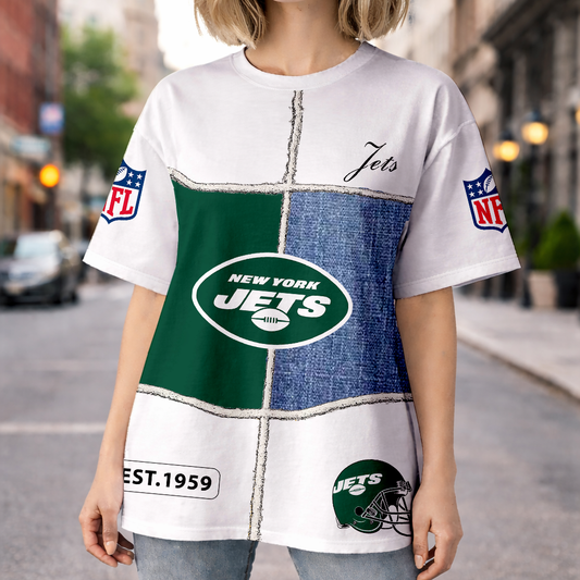 LIMITED EDITION - NEW CUSTOMIZED NFL25 NYJ NEW YORK JETS UNISEX T-SHIRT, POLO, HOODIE & JACKETS