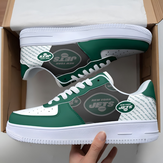 [SPECIAL OFFER] NEW CUSTOMIZED NFL25 NYJ NEW YORK JETS AF1 SNEAKERS