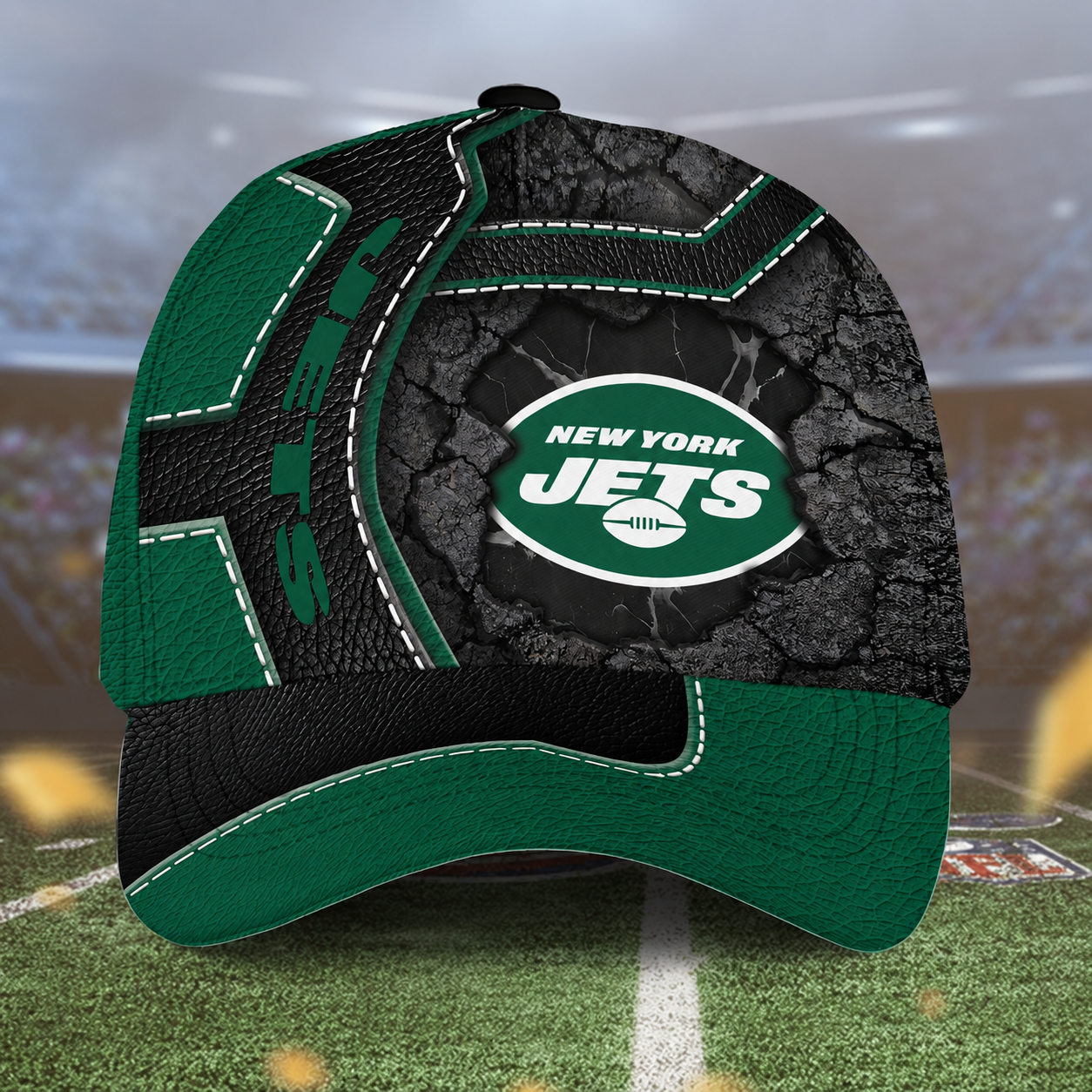 LIMITED EDITON - NEW CUSTOMIZED NFL25 NYJ NEW YORK JETS CLASSIC CAP