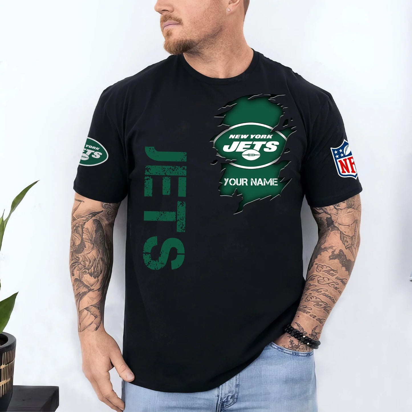 LIMITED EDITION - NEW CUSTOMIZED NFL25 NYJ NEW YORK JETS T-SHIRT, POLO SHIRT, ZIP POLO SHIRT, SWEATSHIRT, HOODIE & ZIP HOODIE