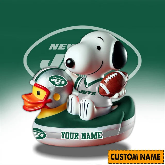 LIMITED EDITION - NEW CUSTOMIZED NFL25 NY JETS SNOOPY ACRYLIC BLOCK