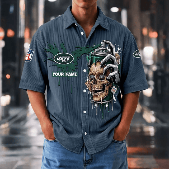 [SPECIAL OFFER] NEW CUSTOMIZED NFL03 BFB BUFFALO BILLS SEERSUCKER BUTTON SHIRT