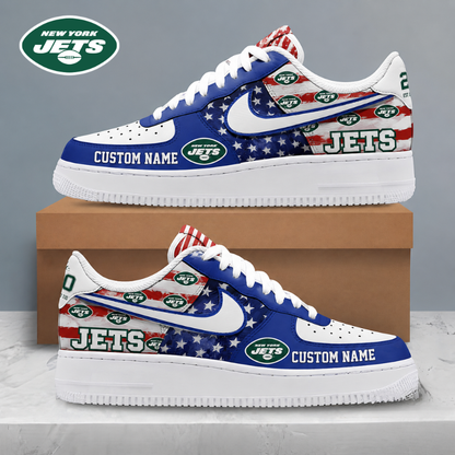 [SPECIAL OFFER] NEW CUSTOMIZED NFL25 NYJ NEW YORK JETS AF1 SHOES