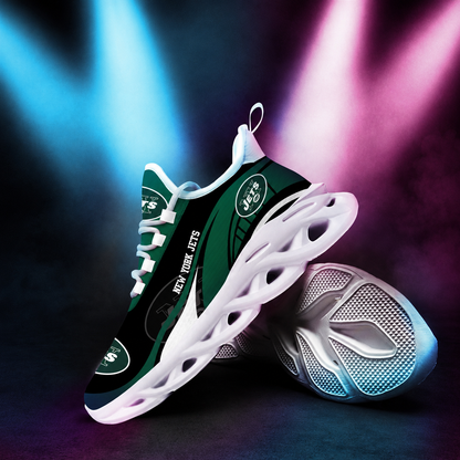 LIMITED EDITION - NEW CUSTOMIZED NFL25 NYJ NEW YORK JETS UNISEX MAX SOUL SHOES