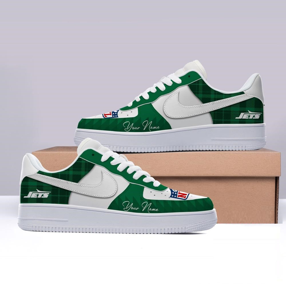 [SPECIAL OFFER] NEW CUSTOMIZED NFL25 NYJ NEW YORK JETS AF1 SHOES