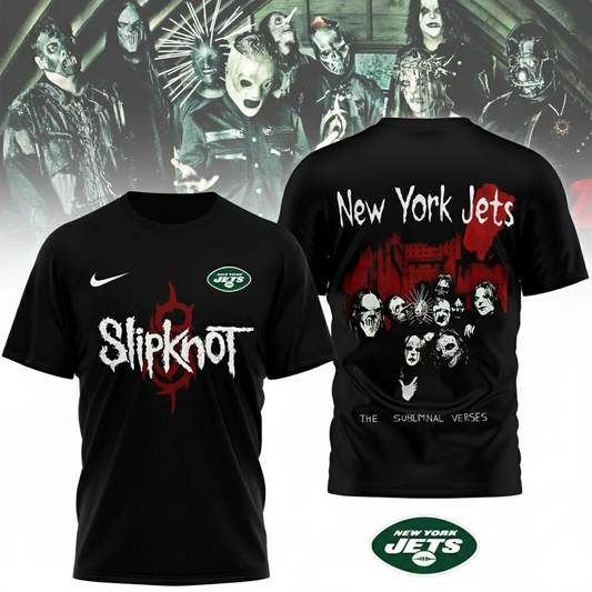 LIMITED EDITION - NEW CUSTOMIZED NFL25 NYJ NEW YORK JETS SLIPKNOT 3D SHIRT