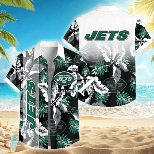 [SPECIAL OFFER] NEW CUSTOMIZED NFL25 NYJ NEW YORK JETS UNISEX HAWAIIAN SHIRT