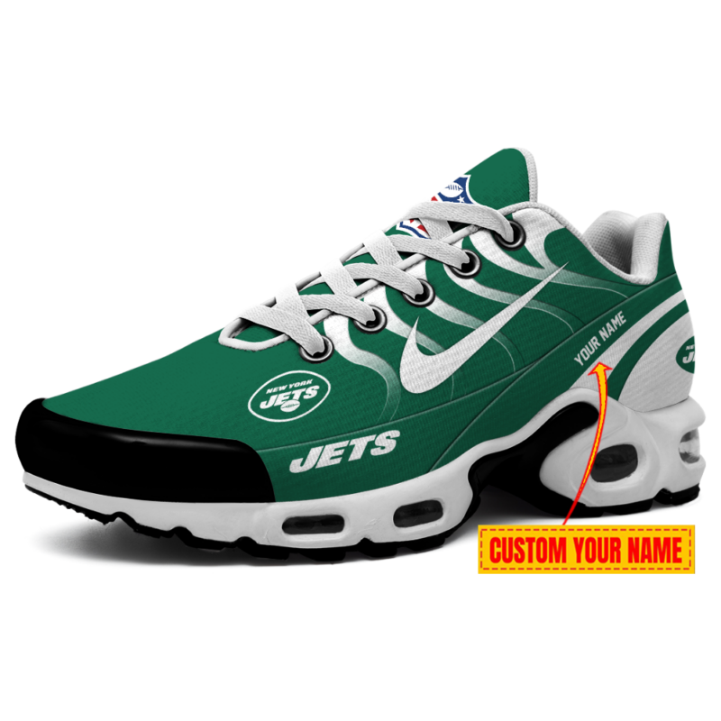 [SPECIAL OFFER] NEW CUSTOMIZED NFL25 NYJ NEW YORK JETS AIR MAX PLUS SNEAKERS