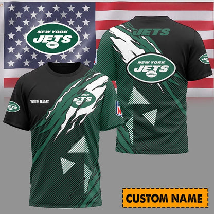 LIMITED EDITION - NEW CUSTOMIZED NFL25 NY JETS UNISEX T-SHIRT & POLO