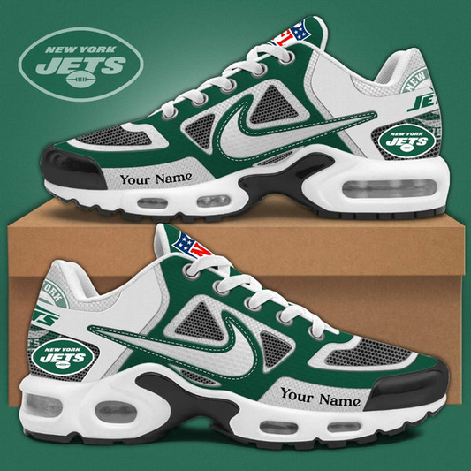 LIMITED EDITION - NEW CUSTOMIZED NFL25 NYJ NEW YORK JETS UNISEX AIR MAX PLUS SNEAKERS