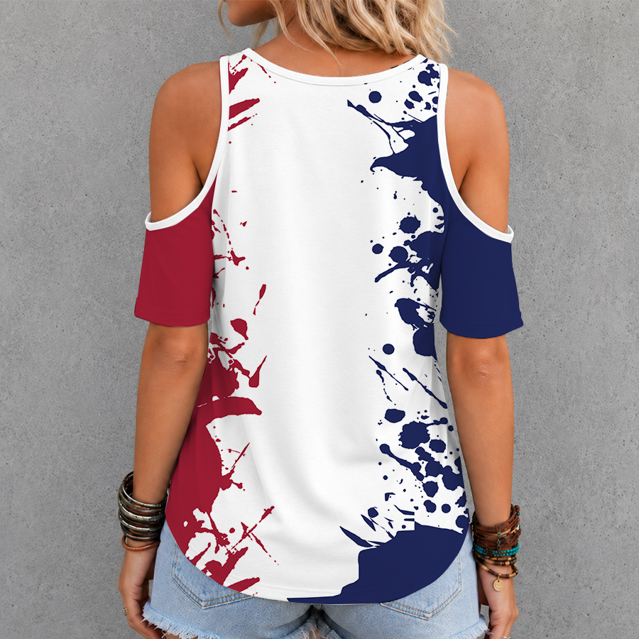 [FAN EXCLUSIVE] NEW CUSTOMIZED MLS25 RSL REAL SALT LAKE CRISS CROSS V-NECK TOP