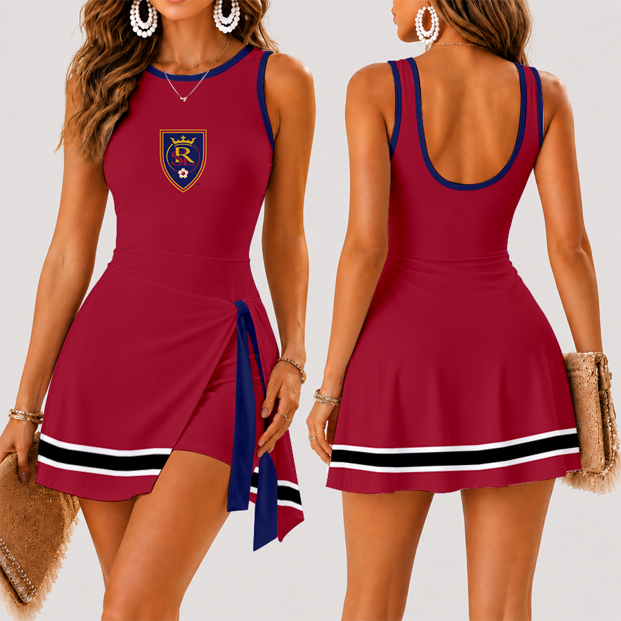 [FAN EXCLUSIVE] NEW CUSTOMIZED MLS25 RSL REAL SALT LAKE WOMEN'S SUMMER SKORT DRESS