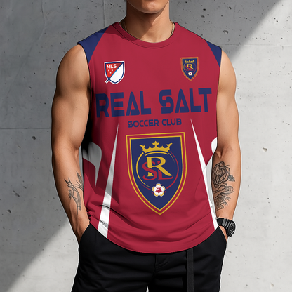 LIMITED EDITION - NEW CUSTOMIZED MLS25 RSL RS LAKE TANK TOP & GYM SHIRT
