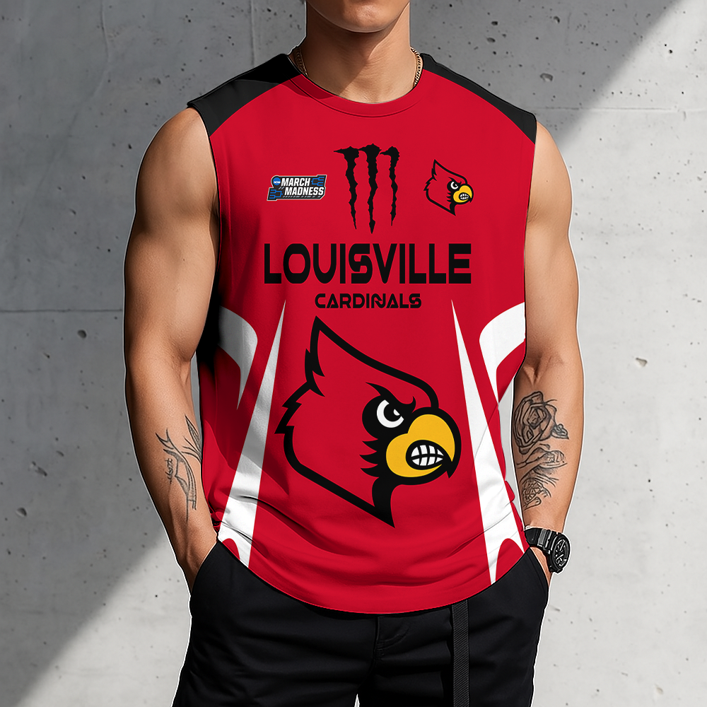 LIMITED DROP - NEW CUSTOMIZED | NCAA MAM25 ULC UL CARDINALS MEN'S GYM SHIRT