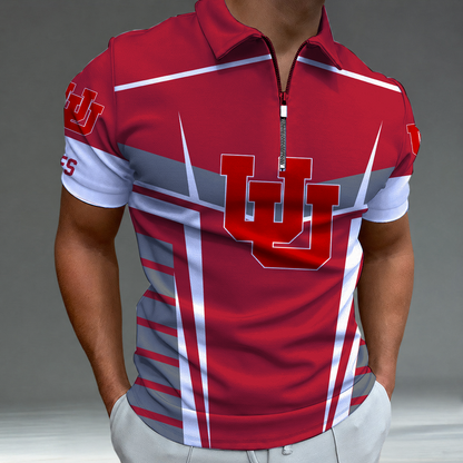 [FAN FAVORITE] NEW CUSTOMIZED NCAA FBS25 UTU UTAH UTES POLO SHIRT