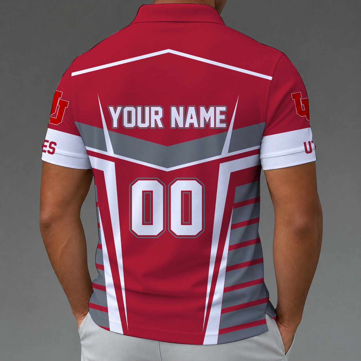 [FAN FAVORITE] NEW CUSTOMIZED NCAA FBS25 UTU UTAH UTES POLO SHIRT