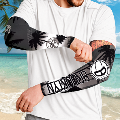 [HOT DEAL] NEW CUSTOMIZED NBA25 BNE BROOKLYN NETS SUN ARM SLEEVES