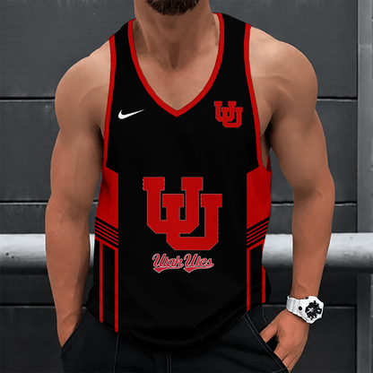 [FAN FAVORITE] NEW CUSTOMIZED NCAA FBS25 UTU UTAH UTES UNISEX TANK TOP