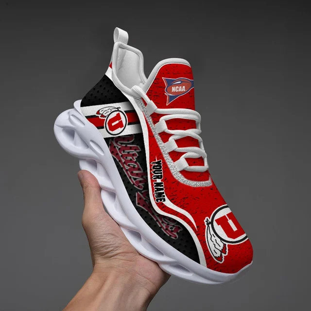 EXCLUSIVE EDITION - NEW CUSTOMIZED NCAA FBS25 UTU UTAH UTES CLUNKY SNEAKERS