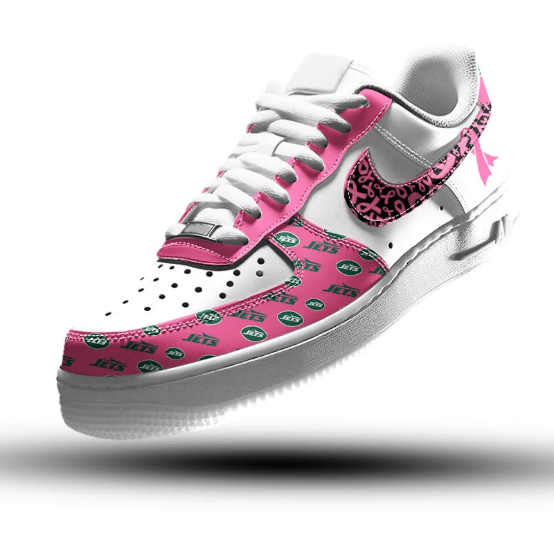 VIRAL EDITION - NEW CUSTOMIZED NFL25 NYJ NEW YORK JETS AF1 SNEAKERS