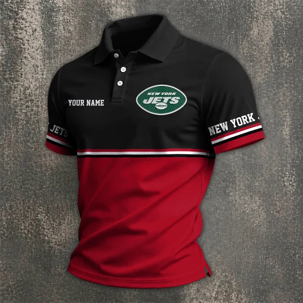 [SPECIAL OFFER] NEW CUSTOMIZED NFL25 NYJ NEW YORK JETS POLO SHIRT