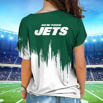 [SPECIAL OFFER] NEW CUSTOMIZED NFL25 NYJ NEW YORK JETS SHOULDER SHIRT