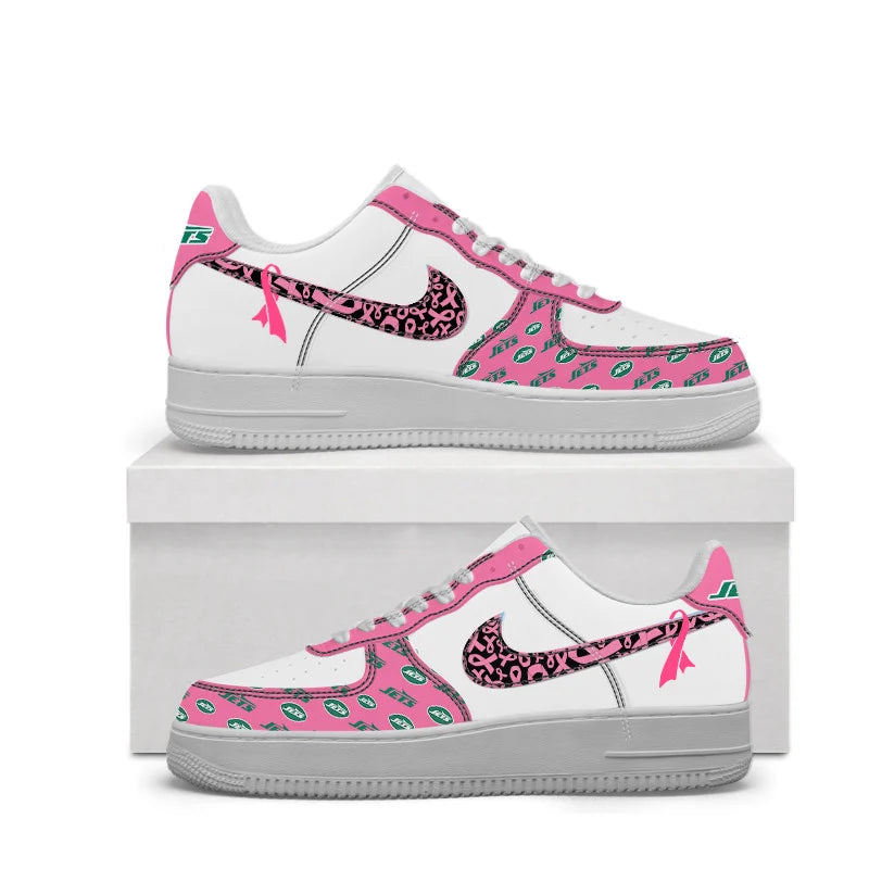 VIRAL EDITION - NEW CUSTOMIZED NFL25 NYJ NEW YORK JETS AF1 SNEAKERS