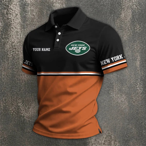 [SPECIAL OFFER] NEW CUSTOMIZED NFL25 NYJ NEW YORK JETS POLO SHIRT