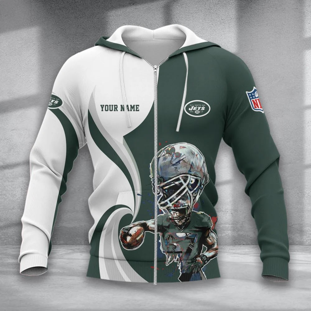 LIMITED EDITION - NEW CUSTOMIZED NFL25 NYJ NEW YORK JETS T-SHIRT, POLO SHIRT, ZIP POLO SHIRT, SWEATSHIRT, HOODIE & ZIP HOODIE