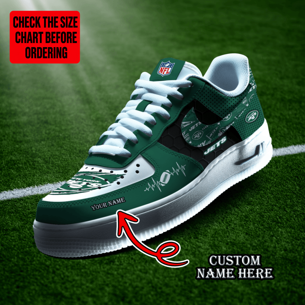 [SPECIAL OFFER] NEW CUSTOMIZED NFL25 NYJ NEW YORK JETS AF1 SHOES