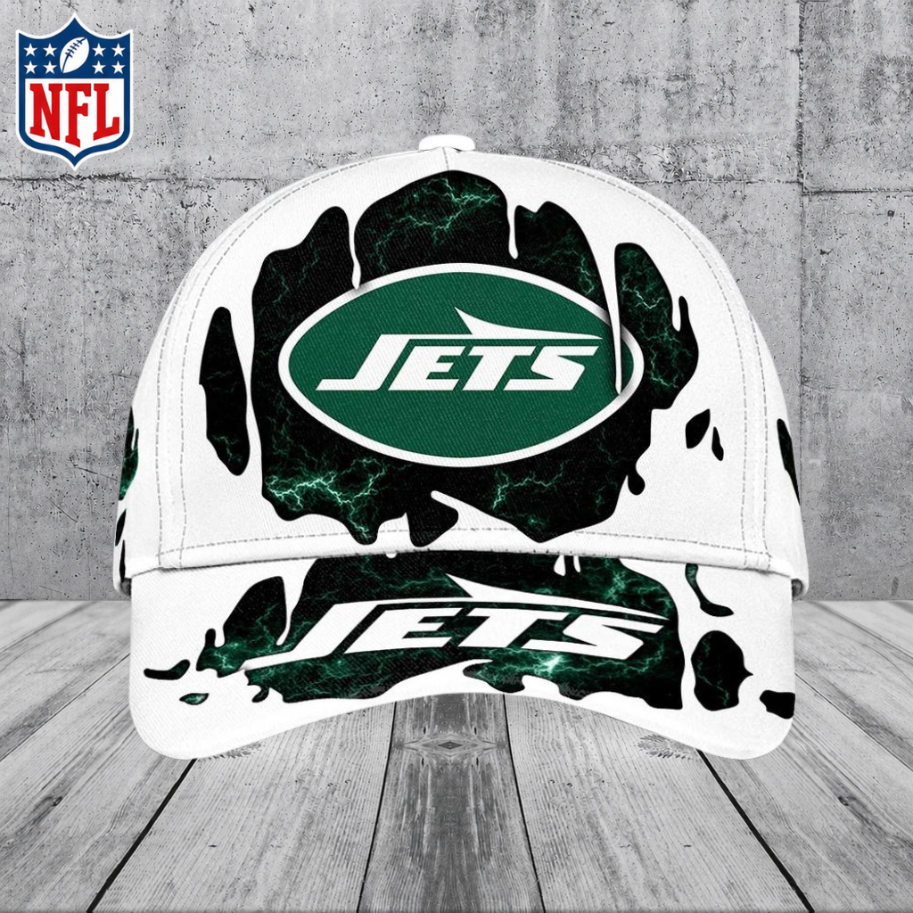 [SPECIAL OFFER] NEW CUSTOMIZED NFL25 NYJ NEW YORK JETS CLASSIC CAP
