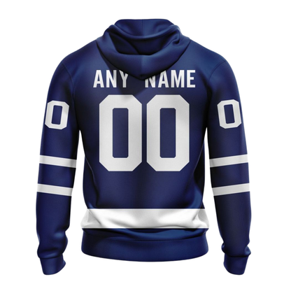 LIMITED EDITION - NEW CUSTOMIZED NHL23 TML TORONTO MAPLE LEAFS COMBO HOODIE & LONGPANTS