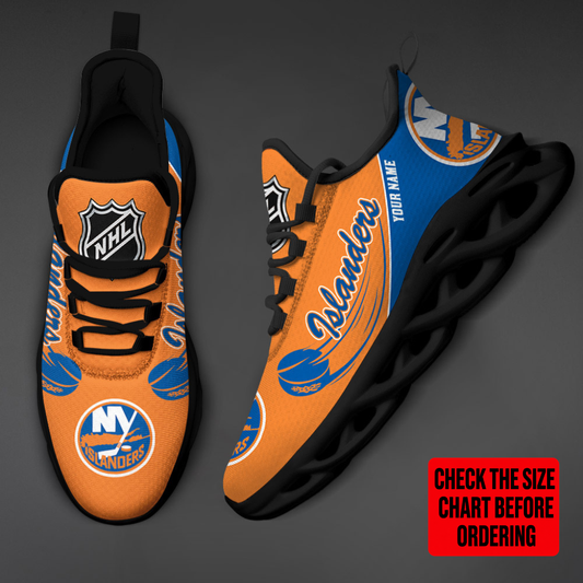 LIMITED EDITION - NEW CUSTOMIZED NHL25 NYI NEW YORK ISLANDERS CLUNKY SNEAKERS