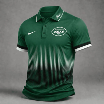 [SPECIAL OFFER] NEW CUSTOMIZED NFL25 NYJ NEW YORK JETS POLO SHIRT