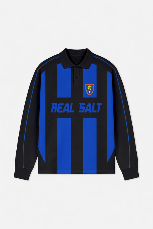 LIMITED EDITION - NEW CUSTOMIZED MLS25 RSL RS LAKE LONG SLEEVE POLO