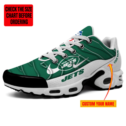 [SPECIAL OFFER] NEW CUSTOMIZED NFL25 NYJ NEW YORK JETS AIR MAX PLUS SNEAKERS
