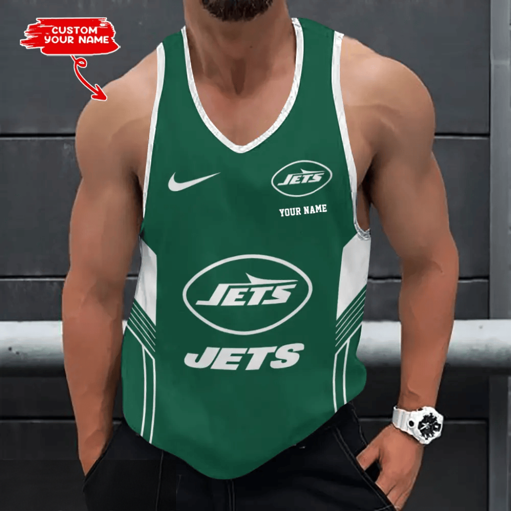 [SPECIAL OFFER] NEW CUSTOMIZED NFL25 NYJ NEW YORK JETS UNISEX TANK TOP