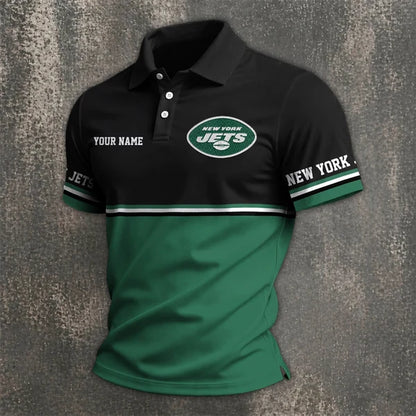 [SPECIAL OFFER] NEW CUSTOMIZED NFL25 NYJ NEW YORK JETS POLO SHIRT