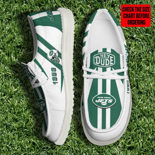 [SPECIAL OFFER] NEW CUSTOMIZED NFL25 NYJ NEW YORK JETS LOAFER SHOES
