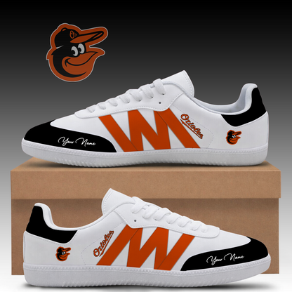 [FLASH SALE] NEW CUSTOMIZED MLB25 BOS BALTIMORE ORIOLES CLASSIC SNEAKERS