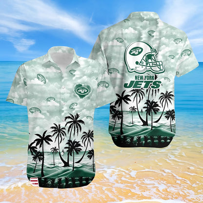 LIMITED EDITION - NEW CUSTOMIZED NFL25 NYJ NEW YORK JETS UNISEX HAWAIIAN SHIRT