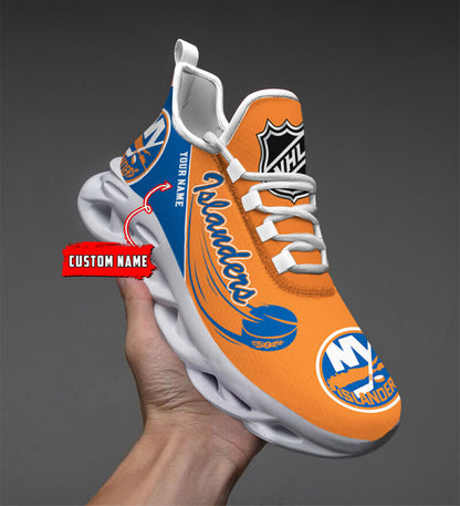 LIMITED EDITION - NEW CUSTOMIZED NHL25 NYI NEW YORK ISLANDERS CLUNKY SNEAKERS