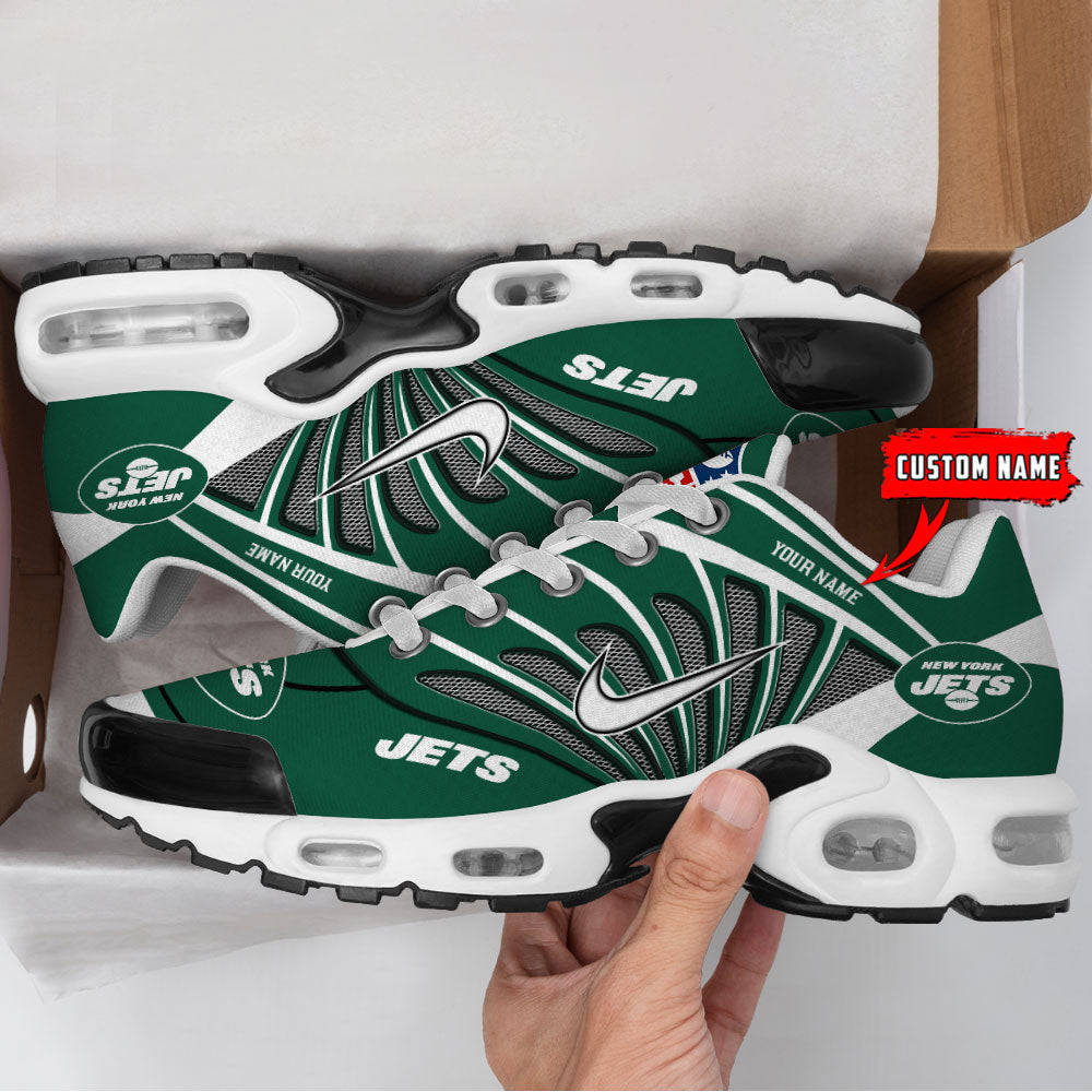 [SPECIAL OFFER] NEW CUSTOMIZED NFL25 NYJ NEW YORK JETS AIR MAX PLUS SNEAKERS